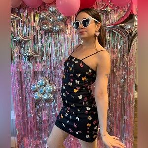Maeve by Anthropologie butterfly 3D mini dress